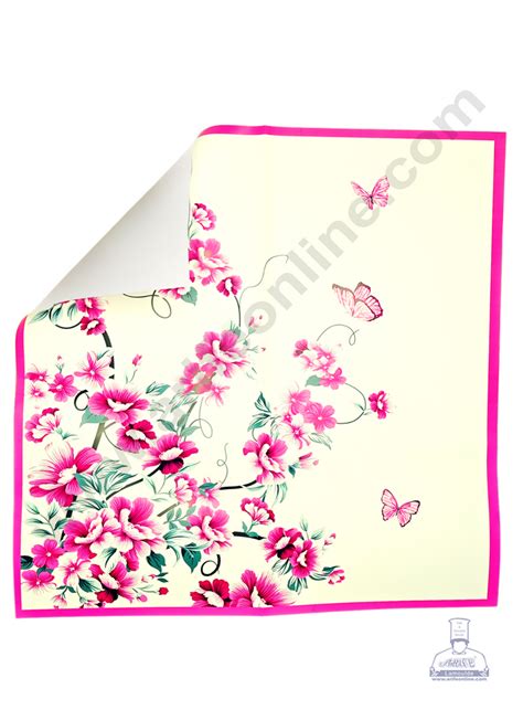 Home Unique Floral Print Design Korean Wrapping Sheet | Premium Flower ...
