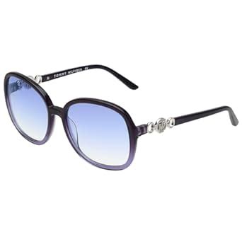 Buy Tommy Hilfiger|Purple Full-rim Frame Oval Sunglasses|100% UV ...