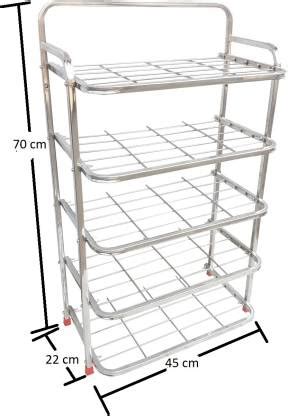 VIMART VIMART High Grade Stainless Steel Shoe Stand / Multi Utility ...