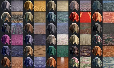 30 PBR Seamless Fabric Textures Pack - 3D Texture by Mikserart