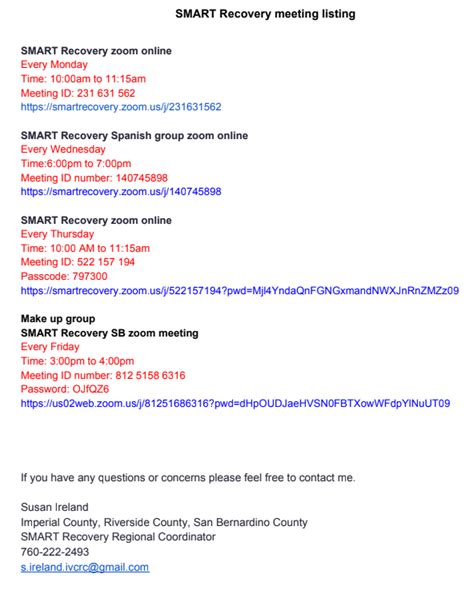 Image result for Smart Recovery Program Printable