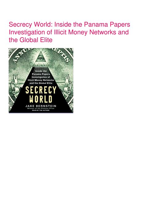 PPT - get [PDF] Download Secrecy World: Inside the Panama Papers ...