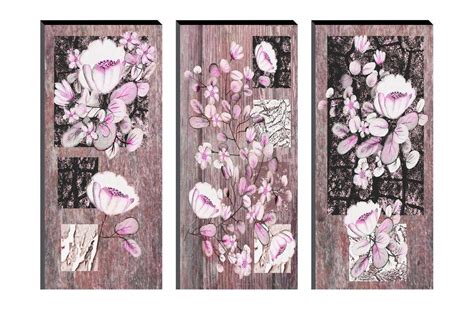 SAF 6mm MDF Flower UV Textured multieffect Print Painting (Synthetic ...