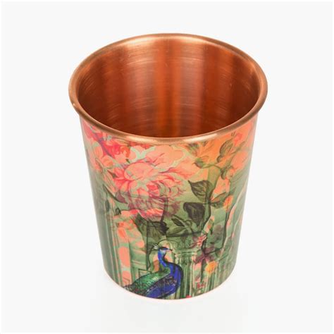Buy INDIA CIRCUS Peacock Dwar Small Copper Tumbler from India Circus at ...