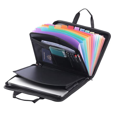 Buy Important Document Organizer - Accordion File Organizer with Zipper ...