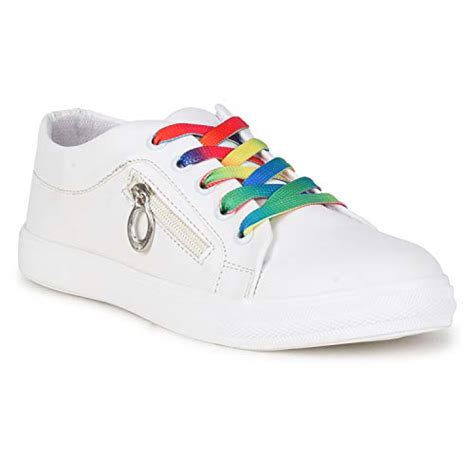 Buy Deas Synthetic Leather Casual StylishSneakers Shoes for Womens and ...