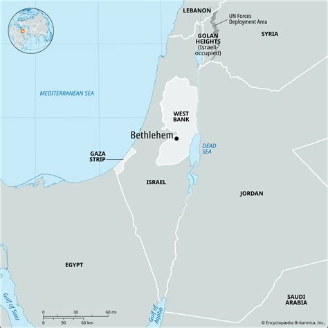 Bethlehem On Map