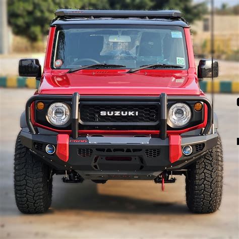 Front Winch Compatible XPD Bumper - Maruti Suzuki Jimny - Prad Shop