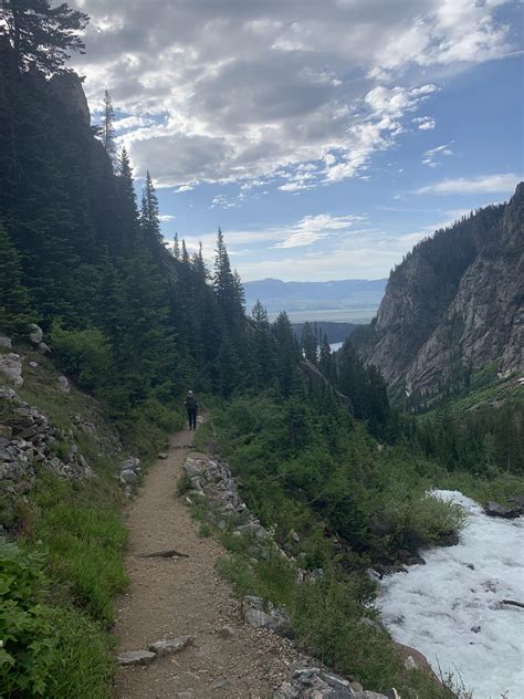 Death Canyon Trail - looking to Phelps Lake. Grand Teton NP. 3 nighter ...