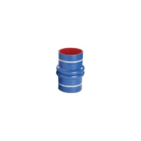 Trident Hose Blue Silicone "VHT" Double Hump Hose w/T-Bolt Clamps; 8 ...