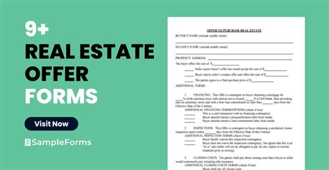 Image result for Real Estate Offer Form