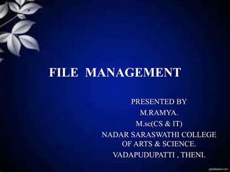 Image result for File Management System Assignment PPT
