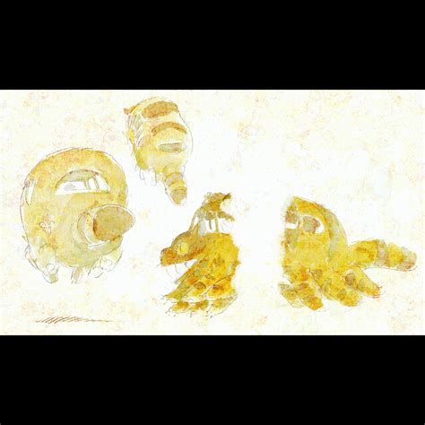 Preproduction concept art for the movie "My Neighbor Totoro", released ...