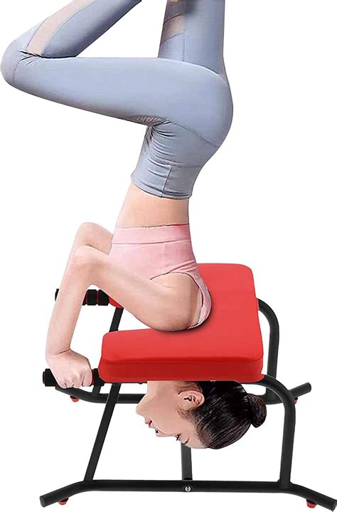 Buy Yoga Headstand Bench, Fitness Stand Yoga Chair for Practice Head ...