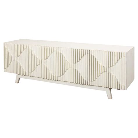 Reeded Antique White Cabinet For Sale at 1stDibs | reeded front cabinet