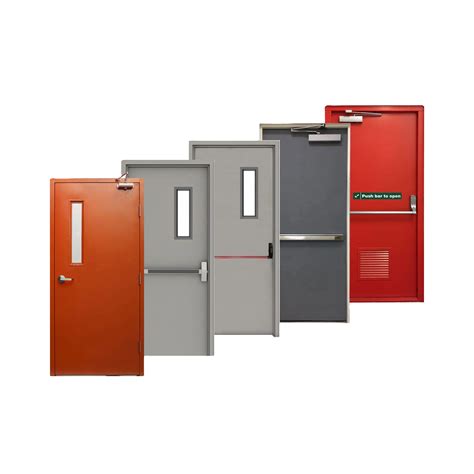 UL listed hollow metal fire door container house prefab houses doors ...