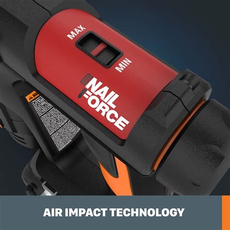 WORX Nitro Power Share 3/8-in Cordless Electric Staple Gun (Battery ...