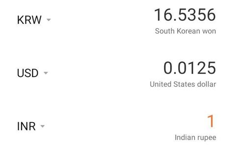 1 $ = ? indian rupees 1 ₩ = ? indian rupees 1.10 million ₩ = ? Indian ...