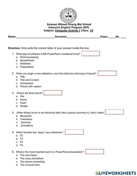 Image result for Slide Worksheet