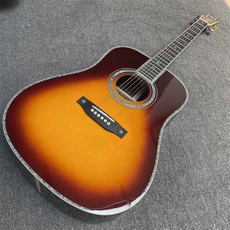 Custom Sunburst Dreadnought 41 Inch Acoustic Guitar D45SB