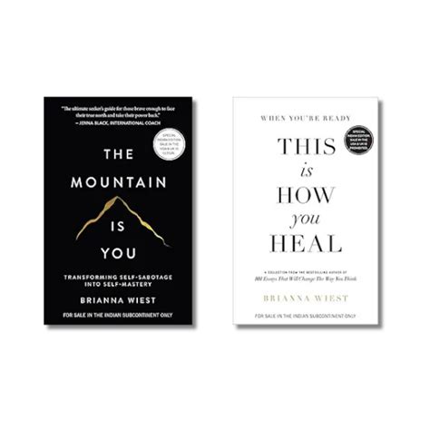 (Combo 2 Book) The Mountain is You + This Is How You Heal By Brianna ...