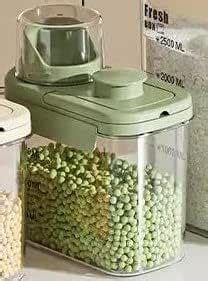 Buy Crobat Measuring Cup Pour Spout Airtight Food Storage Dispenser Jar ...