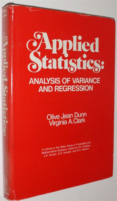 Buy Applied Statistics: Analysis of Variance and Regression ...