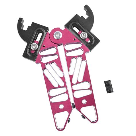 Compound Bow Stand Aluminum Alloy Recurve Bows Support Legs Rack Pink ...