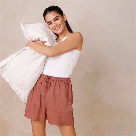 Comfy Vibes All Day Shorts-NYS035-Brick – Nykd by Nykaa