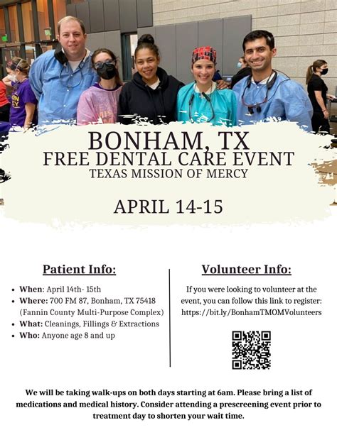 This Friday Texas Mission of Mercy is pre-screening for their free ...