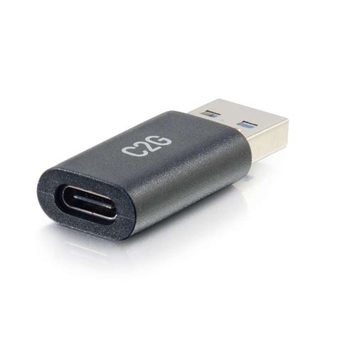C2G USB-C Female to USB-A Male SuperSpeed USB 5Gbps Adapter Converter ...