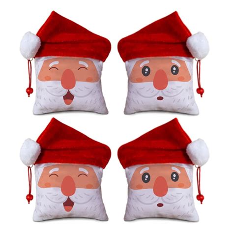 Buy Indigifts Christmas Gift Box for Fun Santa Printed Reversible Santa ...