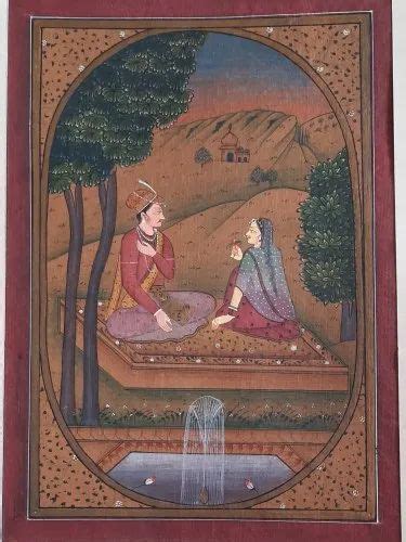 Paper Paintings 2 - Radha Krishna paper sheet painting Manufacturer ...
