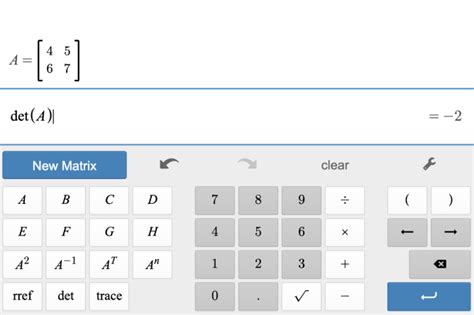 Image result for Matrix Calculator Equation