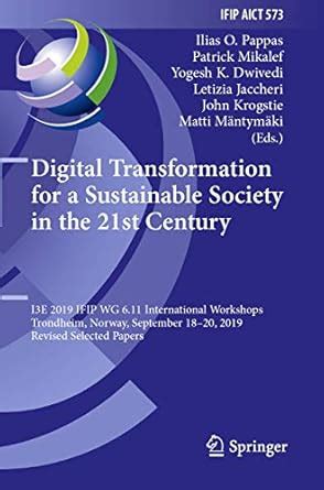 Buy Digital Transformation for a Sustainable Society in the 21st ...