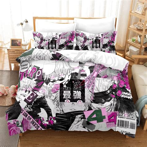 NECEHY Anime Jujutsu Kaisen Bedding Set Japan Anima Gojo India | Ubuy