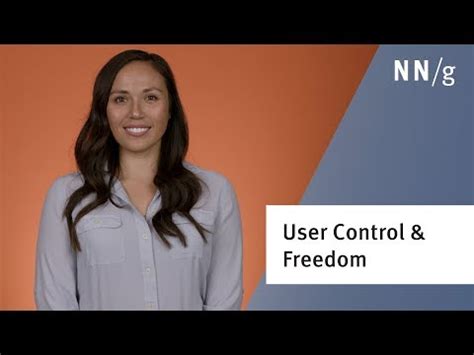 Image result for User Control and Freedom Examples