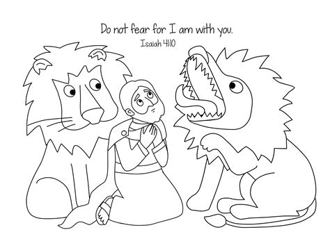 daniel loins coloring page | Daniel and the lions, Bible coloring pages ...