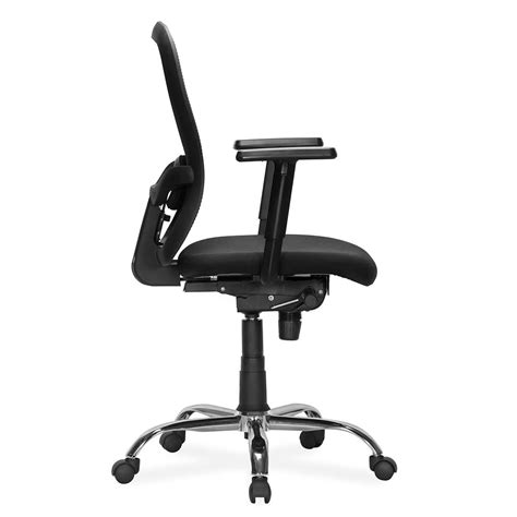 Alba Office Chair Chrome Base Mid Back with CTS - Ergonomic Office ...