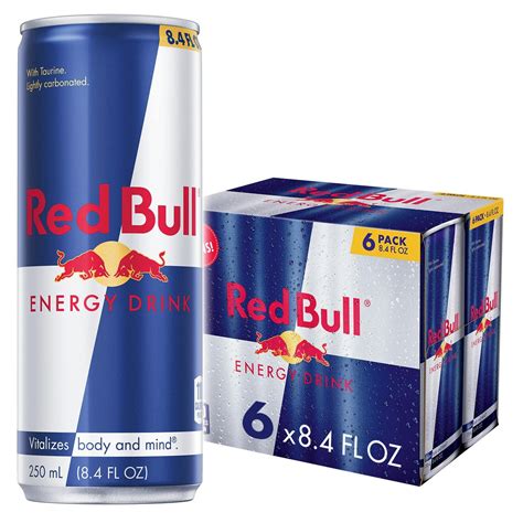 Amazon.com : Red Bull Energy Drink, Original, 8.4 Fl Oz (6 Pack ...