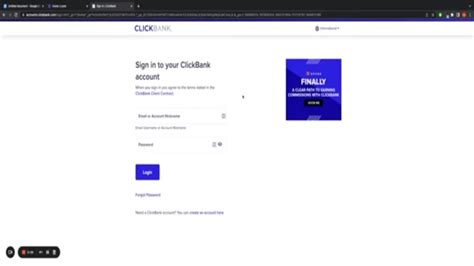 ClickBank CreateAccount 的图像结果