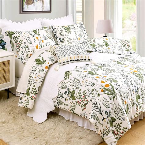 Floral Bed Sheets Green at Sam Moonlight blog