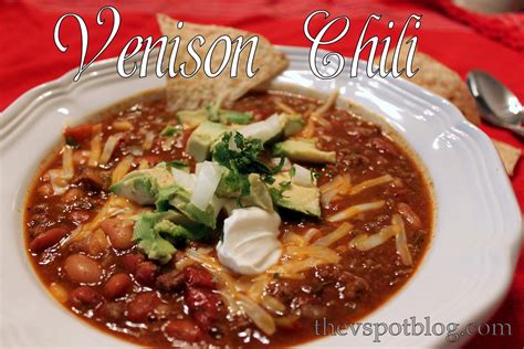 Venison Chili (Because Chili con Bambi sounds funny.) | The V Spot