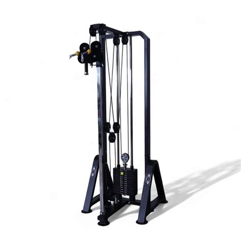 GYM24 EQUIPMENTS Alloy Steel Dual Pully Cable Cross Single Weight Tower ...