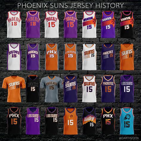 Phoenix Suns Uniform History Phoenix Suns 2023 24 Jerseys Leaked?