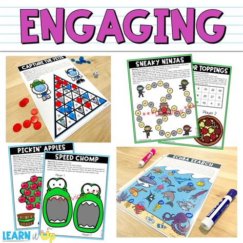 Multiplication Games to Build Math Fact Fluency - Etsy