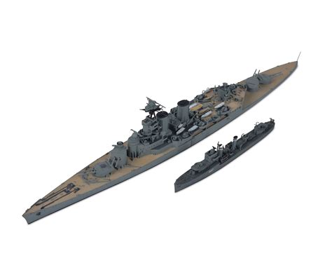 Tamiya 1/700 HMS Hood & E Class Destroyer - Battle of the Denmark Strait 31806 | Harrastepaja Oy