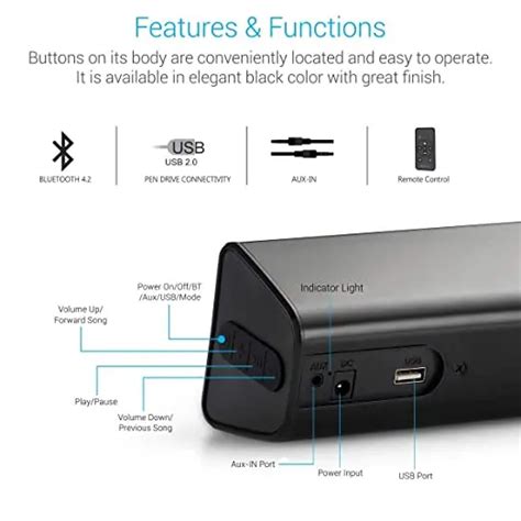 Portronics Sound Slick II-Wireless TV Sound Bar