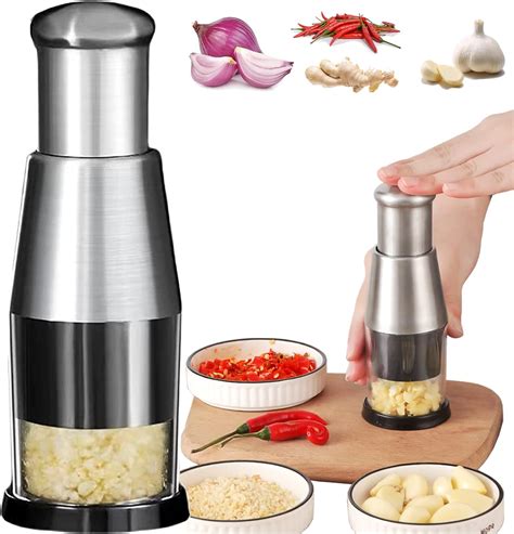 Buy Manual Pressed Garlic Chopper,Food Chopper,Food Chopper Manual Hand ...