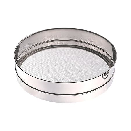 Kuber Industries Anti-Rust Stainless Steel Flour Strainer & Channi for ...